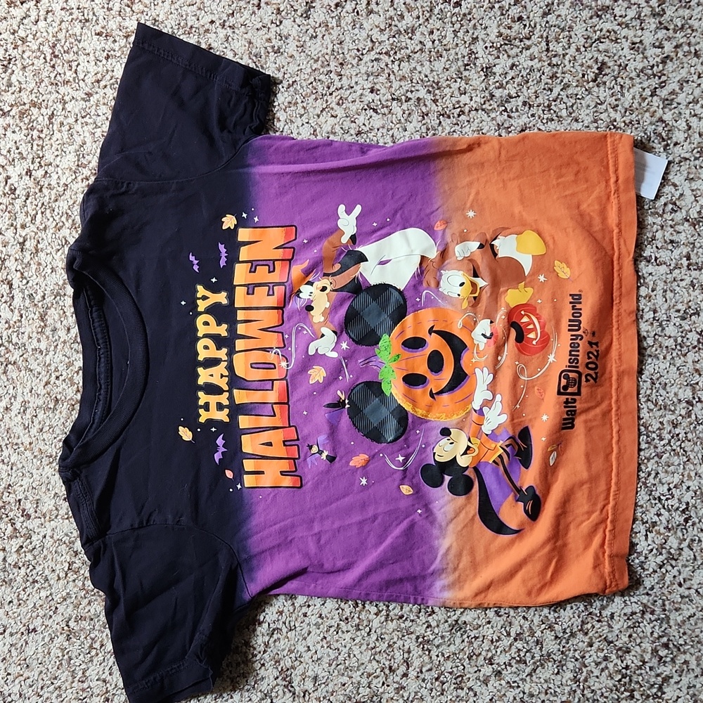 Walt Disney World ombre Halloween shirt kids size XS